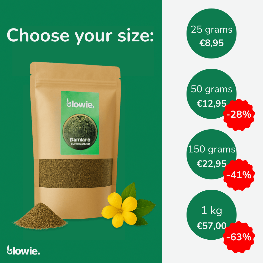 Damiana Herbal Mix – Aromatic Herbal Blend for Relaxation - Blowie