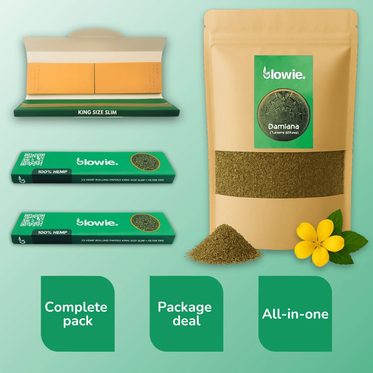 Magic Box | Damiana + Rolling Papers Combo - Blowie