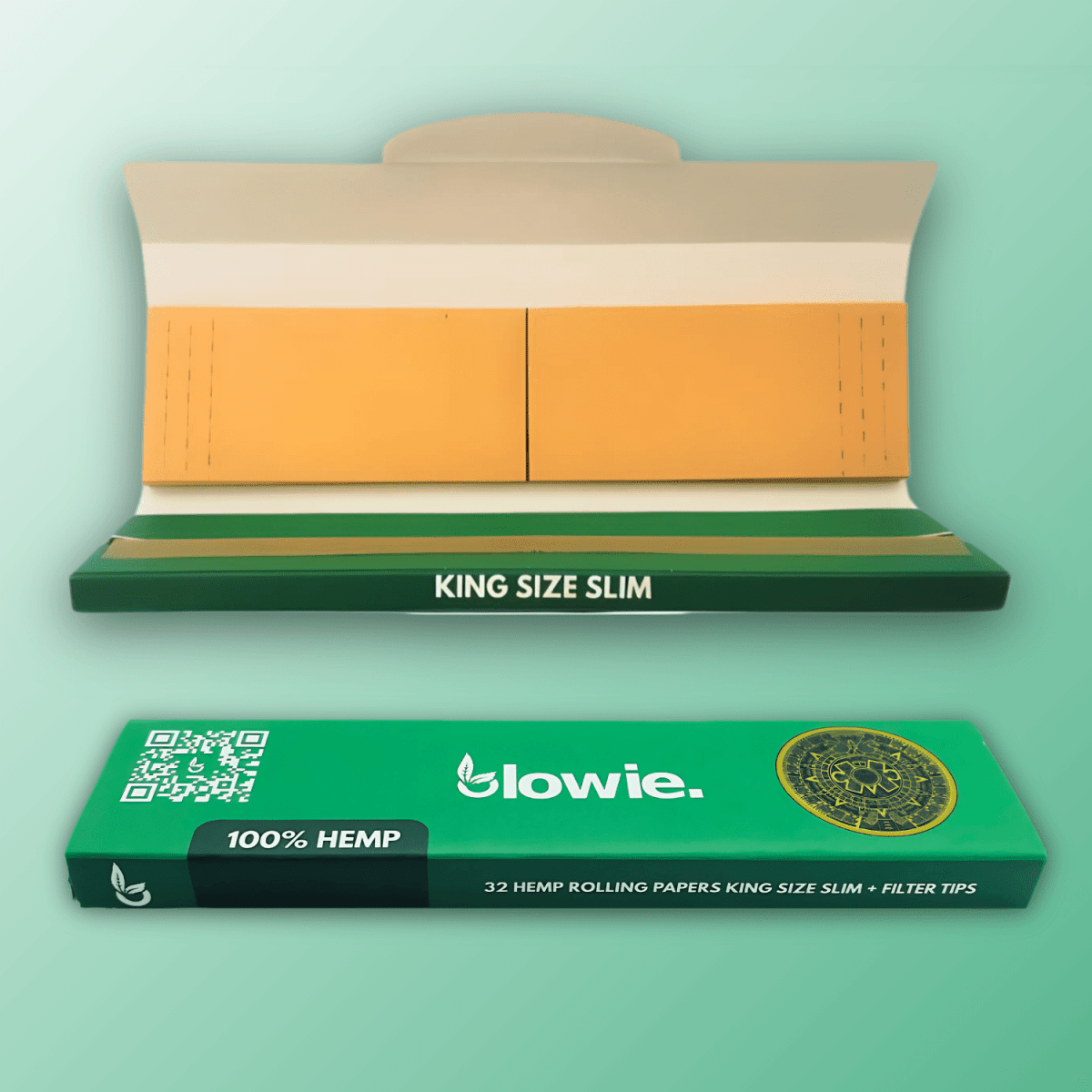 King Size Slim Hemp Rolling Papers + Filter Tips - Blowie